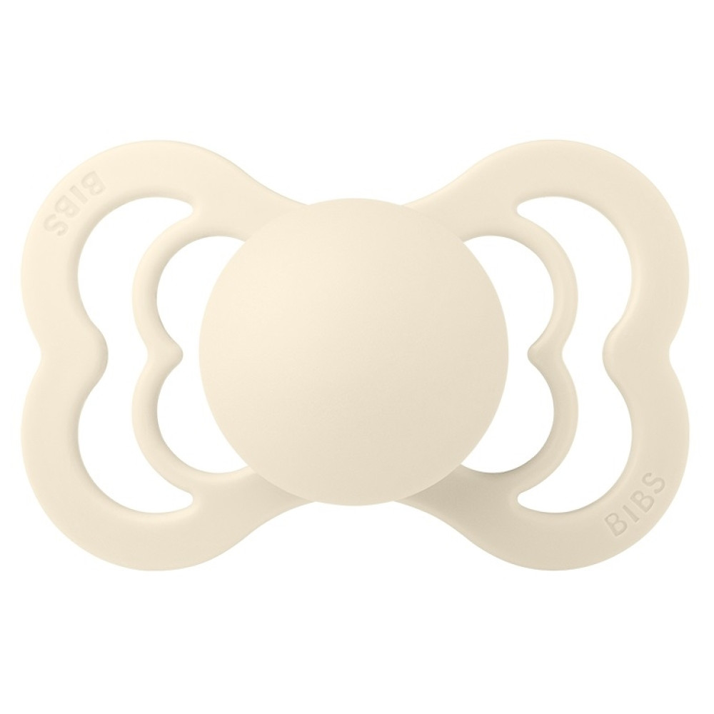 Пустушка Bibs Supreme 6-18 міс, силікон (ivory)
