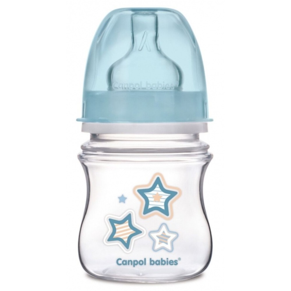 Антиколиковая бутылочка Canpol babies EasyStart Newborn 120 мл голубой (35/216 blu)