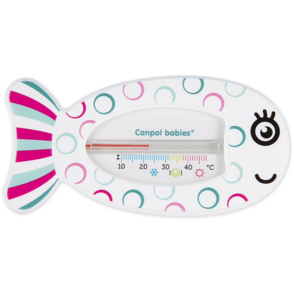 Термометр для воды Canpol babies Рыбка розовый (56/151_pin)