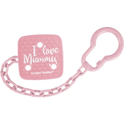 Ланцюжок до пустушки Canpol Babies I Love Mummy (2/434)