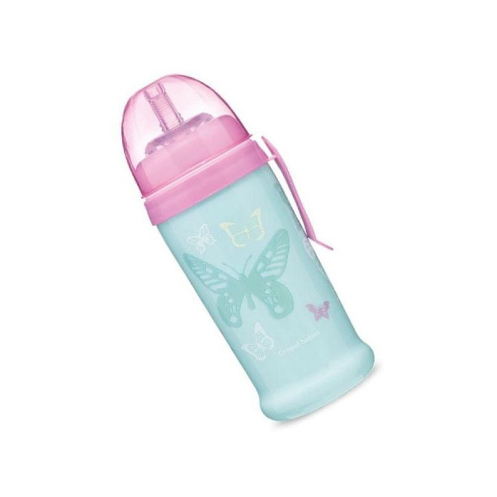 Бидончик-непроливайка Canpol babies Batterfly бирюзовый (56/515_tur)