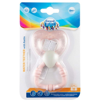 Погремушка-прорезыватель Canpol babies Волшебная палочка розовая  (56/152_pin)