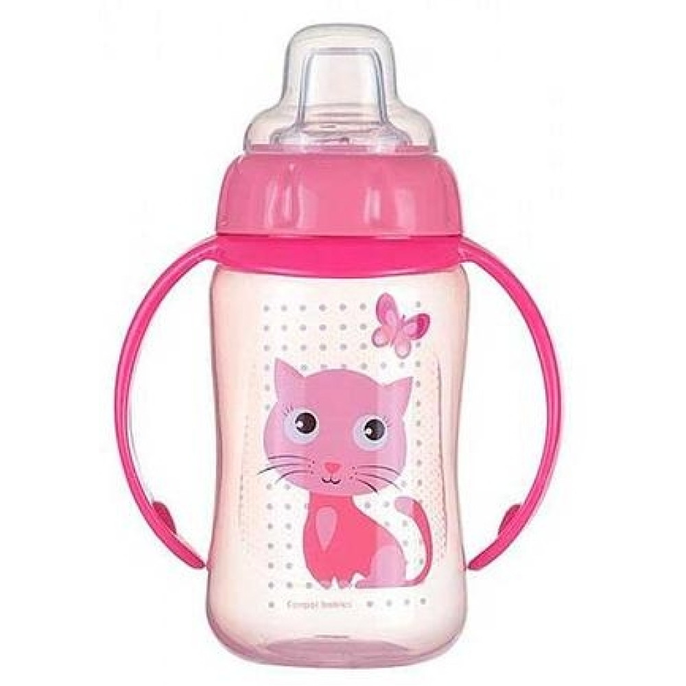 Поильник тренировочный Canpol babies Cute Animals Котик (56/512_pin)