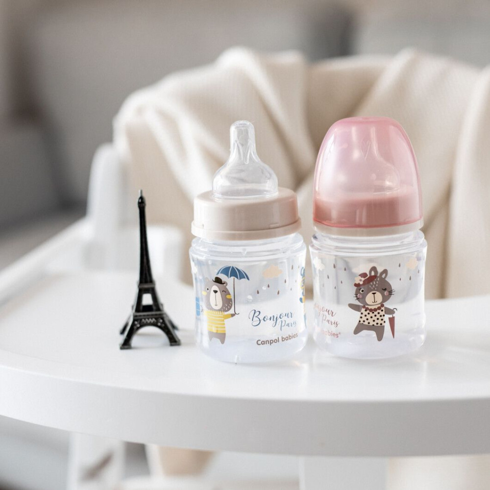 Пляшечка Canpol babies PP Easystart Bonjour Paris синя 120 мл (35/231_blu)