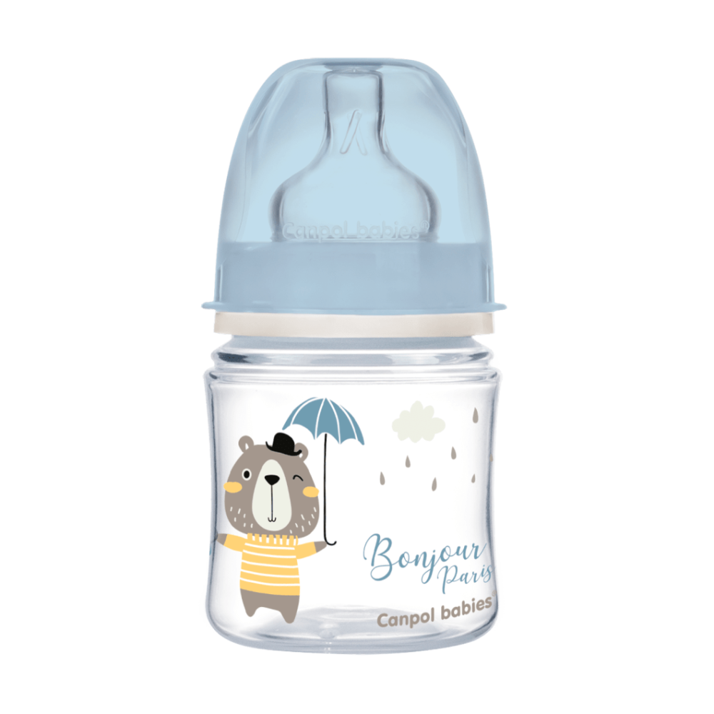 Пляшечка Canpol babies PP Easystart Bonjour Paris синя 120 мл (35/231_blu)
