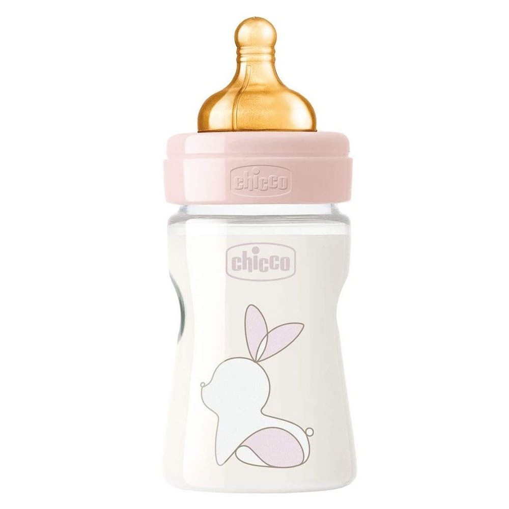 Бутылочка для кормления Chicco Original Touch 150 мл 0м+ розовая (27610.10)