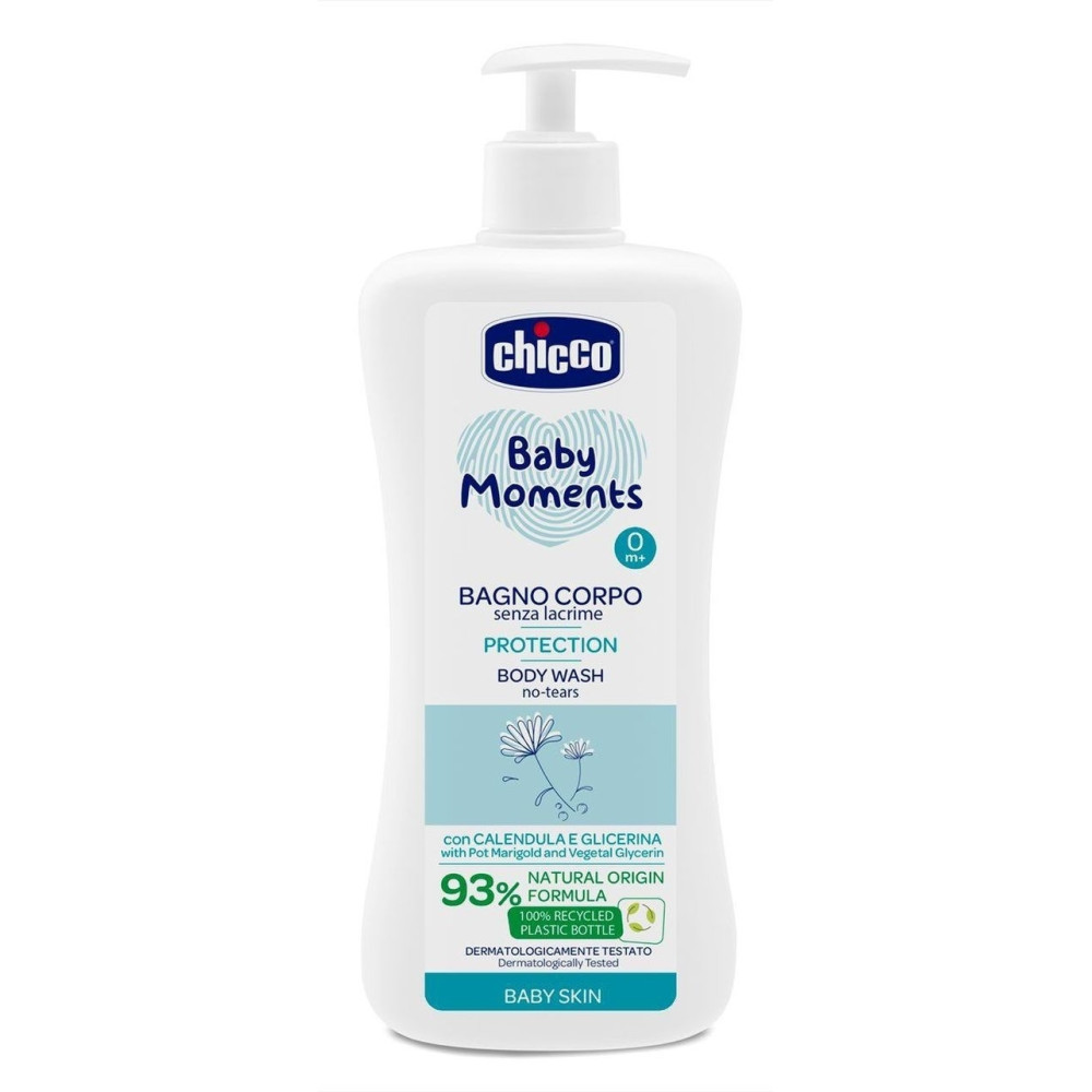 Гель для купання Chicco Baby Moments Без сліз з екстрактом календули, 750 мл (10581.00)