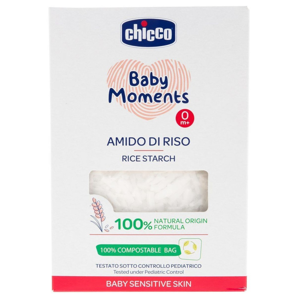 Крохмаль рисовий для купання Chicco Baby Moments 250г (10239.00)