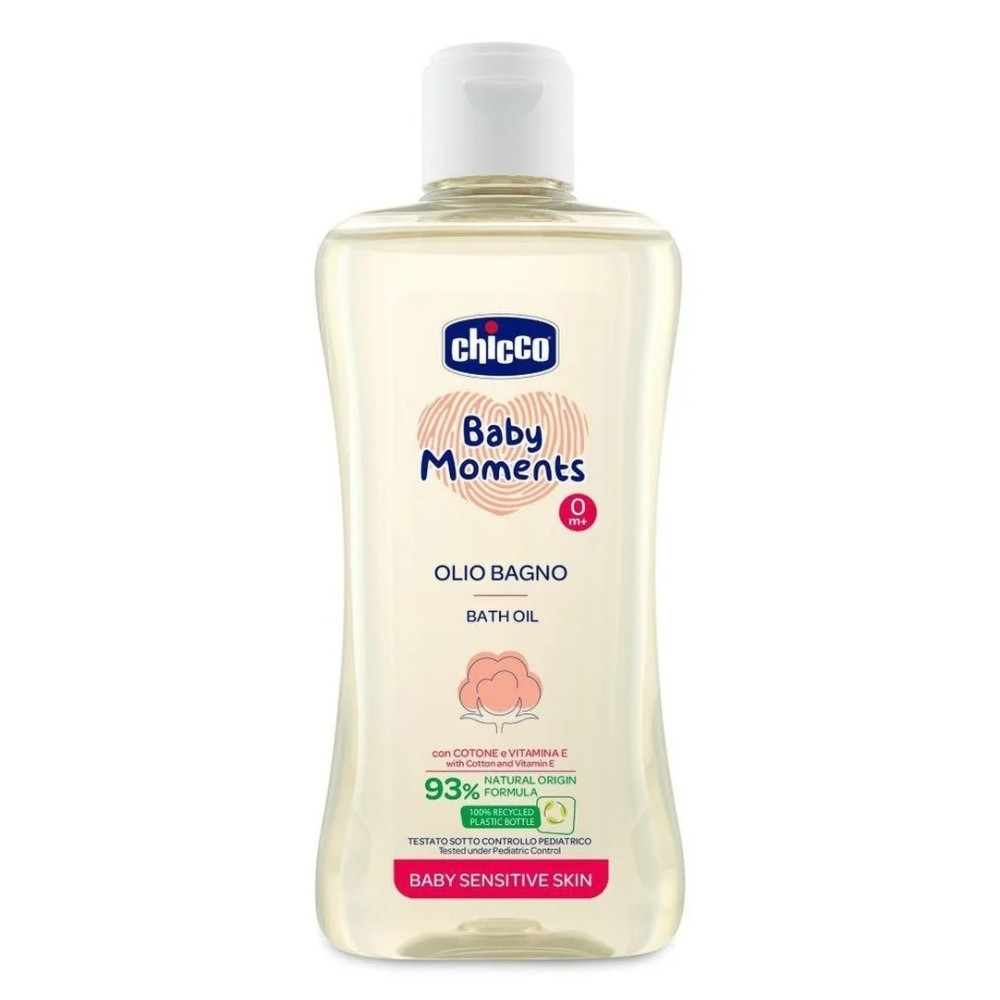 Масло для ванни Chicco Baby Moments для чутливої шкіри, 200 мл (10240.00)