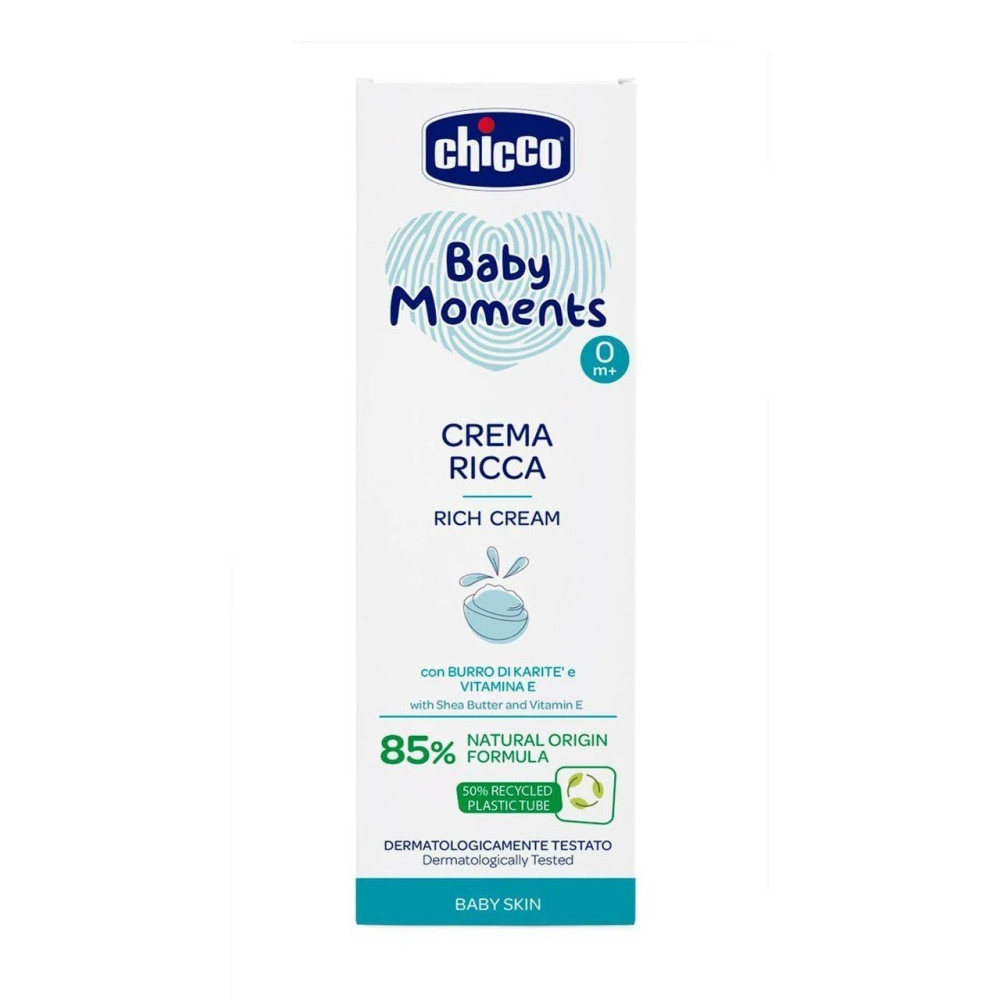 Крем живильний Chicco Baby Moments з олією ши, 100 мл (10596.00)