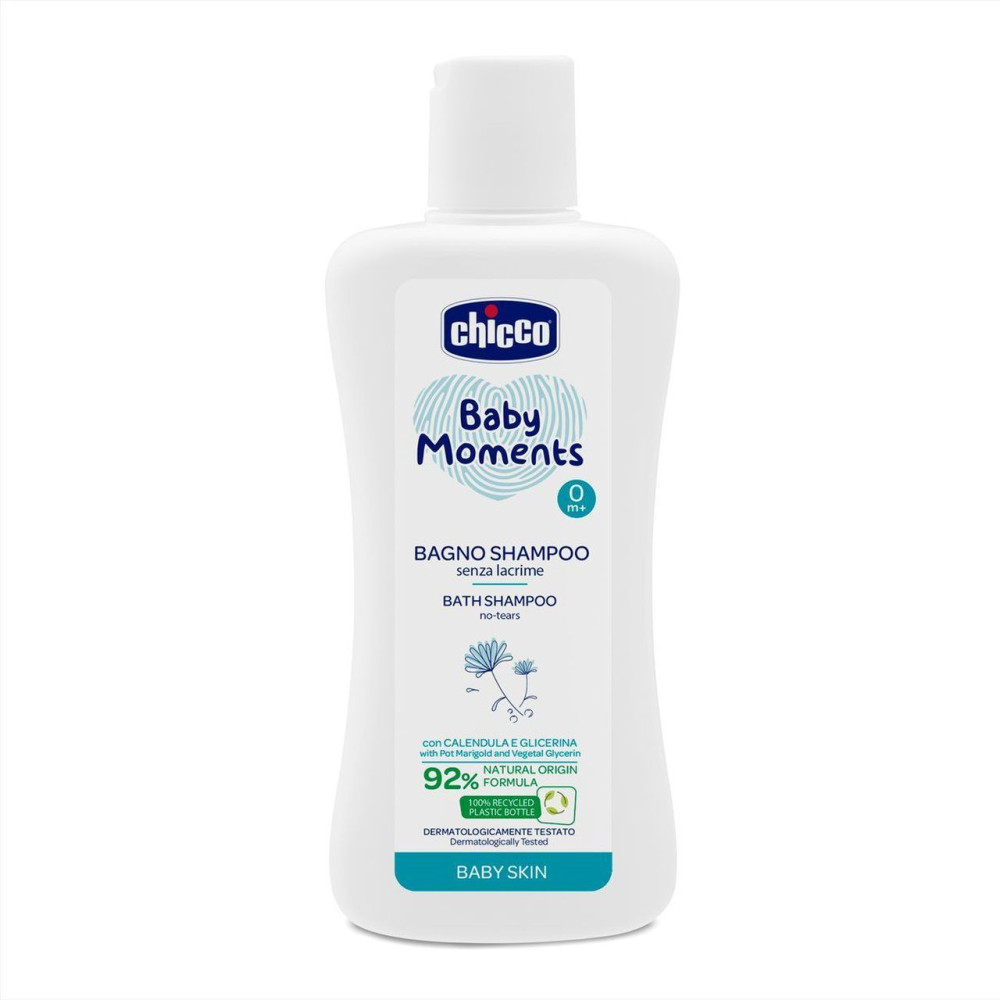 Шампунь для тела и волос с экстрактом календулы Chicco Baby Moments Без слез 200 мл (10590.00)