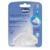 Соска силиконовая Chicco Natural Feeling медленный поток 0+ мес, 1 шт (81011.10)