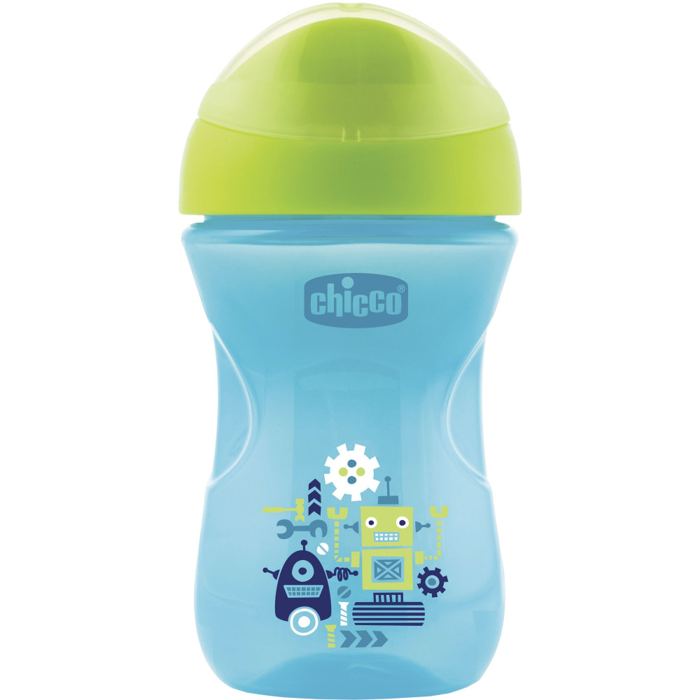 Поїльник непроливайка Chicco Easy Cup 12м+ 266 мл блакитний (06961.20.01)