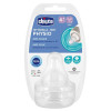 Соска Chicco Physio быстрый поток 4м+ 2 шт (20335.00)