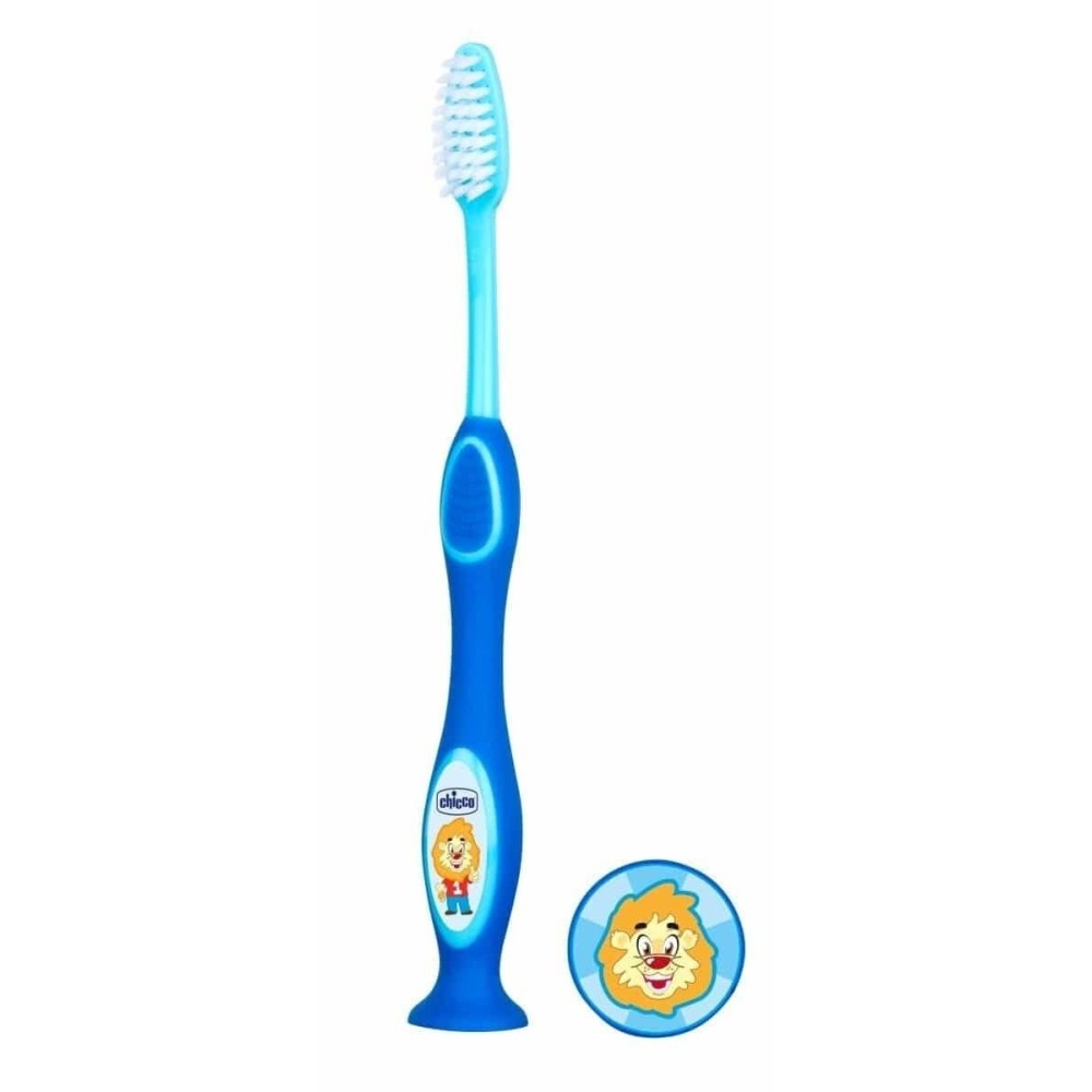 Зубная щетка Chicco 3-6 лет синяя (09079.20.10)