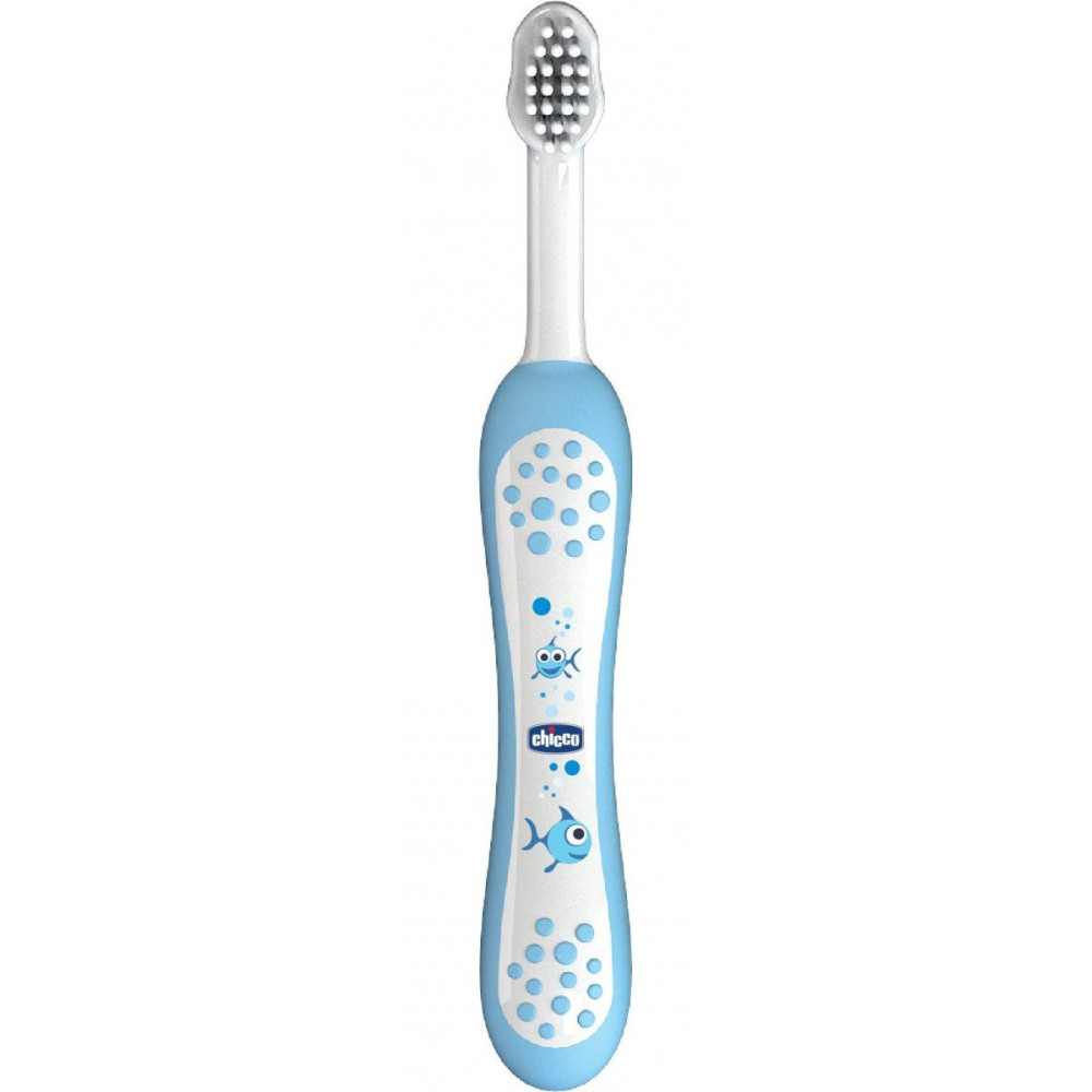 Зубна щітка Chicco 6-36 міс. блакитна (06958.20)