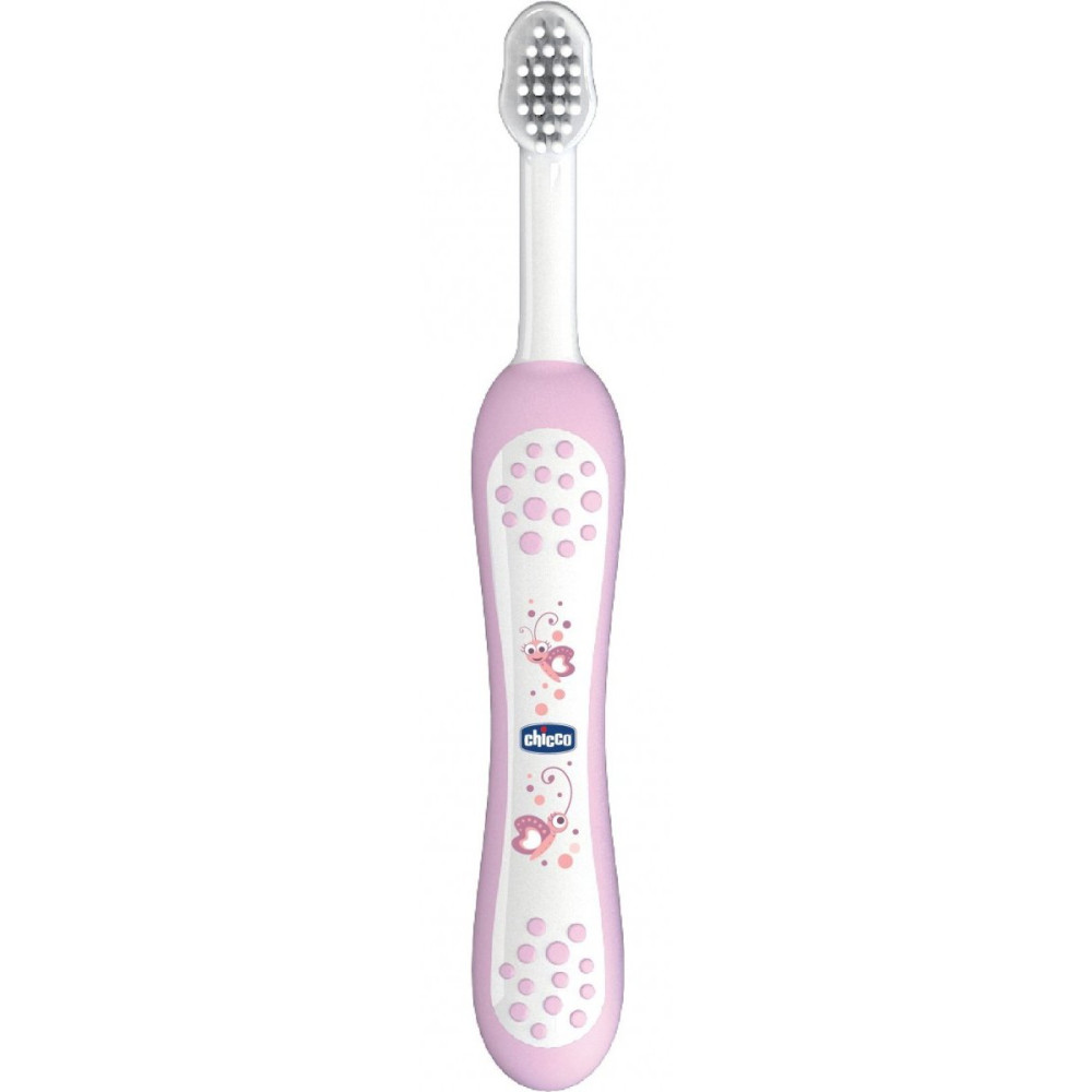 Зубна щітка Chicco 6-36 міс. рожева (06958.10)