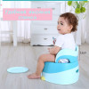 Детский горшочек Babyhood Утенок с полиуретановым кольцом голубой (BH-114BU)
