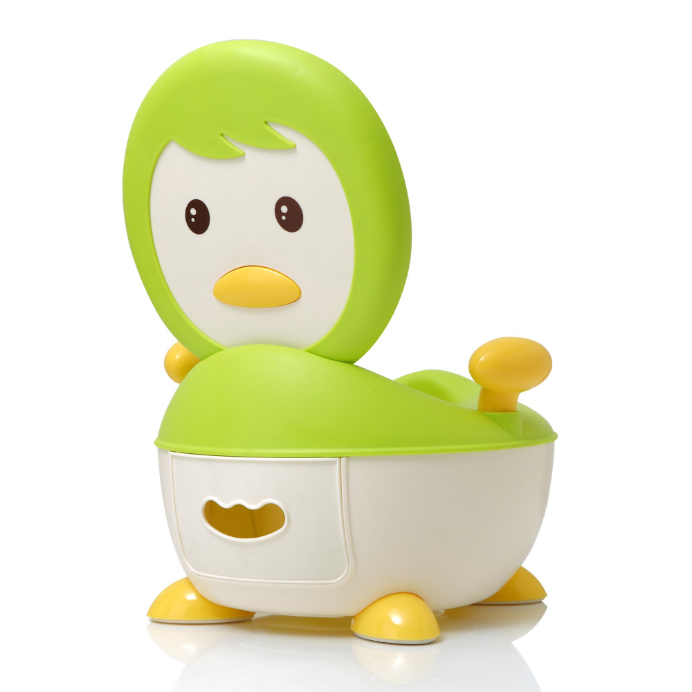 Горшок Babyhood Пингвин зеленый (BH-113G)