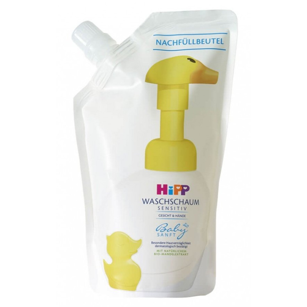 Пінка для вмивання та миття рук Hipp Baby Sanft (наповнювач) 250 мл (90109)
