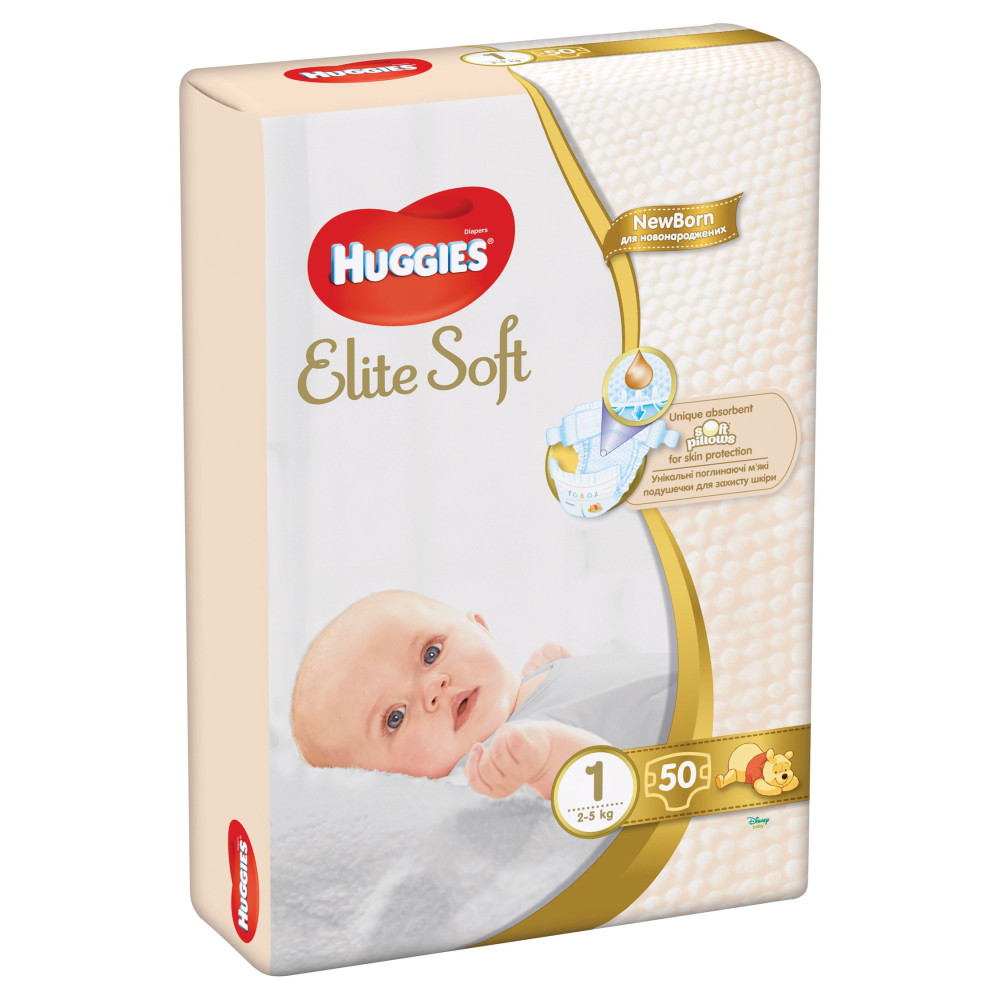 Подгузники Huggies Elite Soft (1) 50 шт (64833)