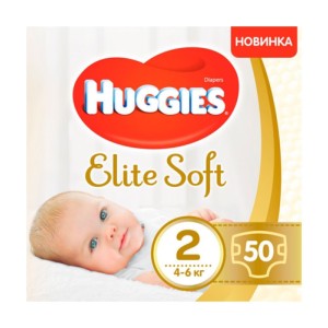Подгузники Huggies Elite Soft (2) 50 шт (47978)