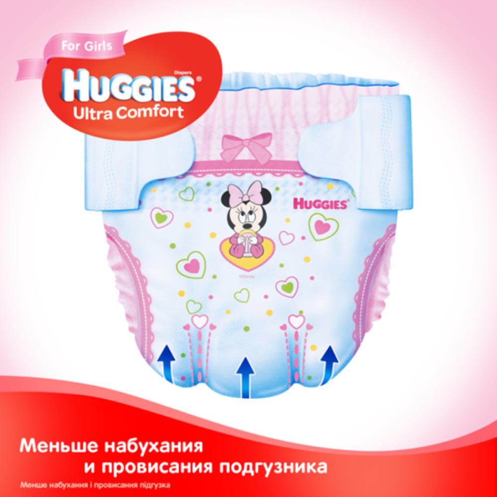 Подгузники для девочек Huggies Ultra Comfort (4) 66 шт (43628) Подгузники для девочек Huggies Ultra Comfort (4) 66 шт (43628)