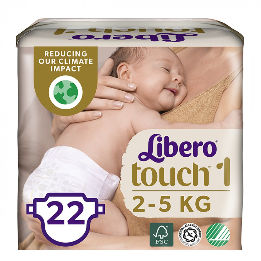 Підгузки Libero Touch (1), 2-5 кг, 22 шт