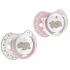 Пустушка силіконова динамічна Lovi Night&Day Girl Hippo (22/810girl)