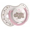 Пустушка силіконова динамічна Lovi Night&Day Girl Hippo (22/810girl)