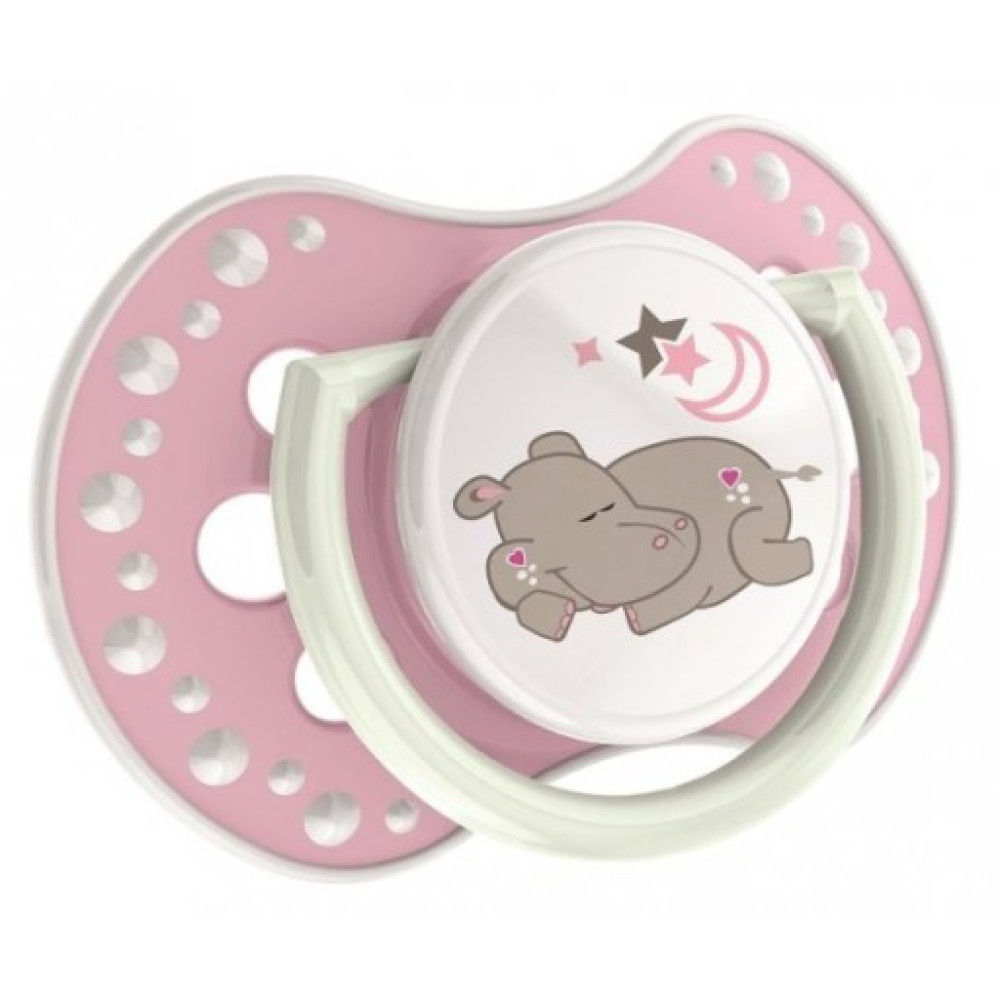 Пустушка силіконова динамічна Lovi Night&Day Girl Hippo (22/810girl) Пустушка силіконова динамічна Lovi Night&Day Girl Hippo (22/810girl)