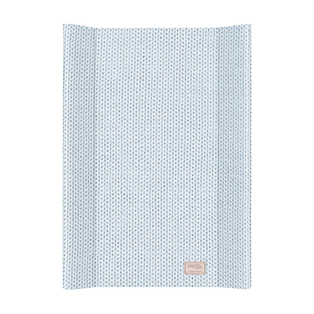 Пеленальна дошка Ceba Baby 50х70 Pastel Collection English rib blue