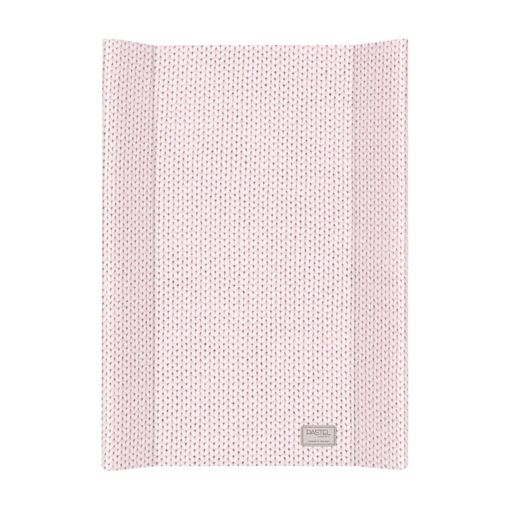 Пеленальна дошка Ceba Baby 50х70 Pastel Collection English rib pink