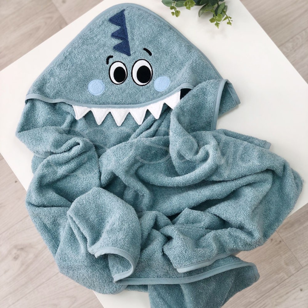 Рушник-куточок для купання Маленька Соня Діно 80х100