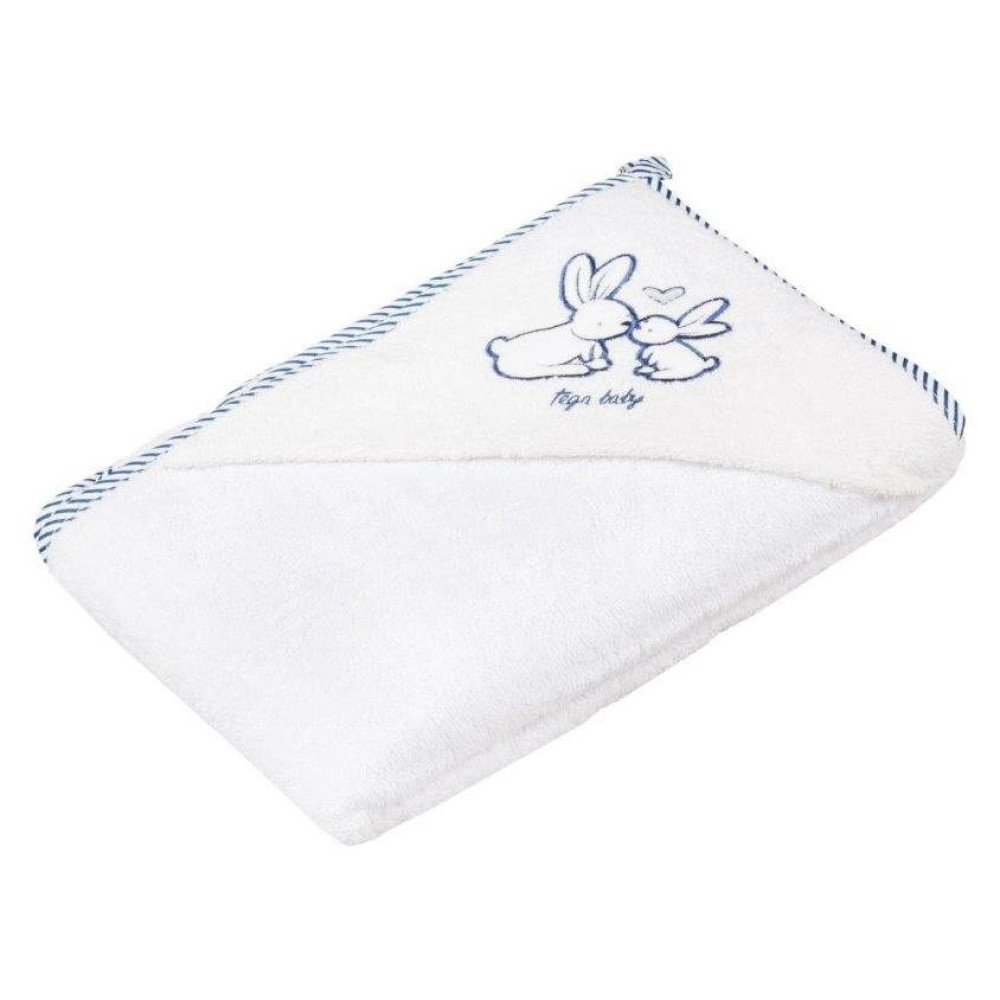 Полотенце Tega Baby Kroliczki Белое (KR-008)