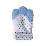 Прорізувач-рукавичка Лапка блакитний (0412)