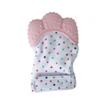Прорізувач-рукавичка Лапка рожевий (0412)