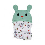 Прорізувач-рукавичка Зайчик зелений (0404)