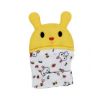 Прорізувач-рукавичка Зайчик жовтий (0404)