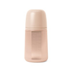 Пляшечка силіконова Suavinex Colour Essence, фізіологічна соска, середній потік, 240 мл, nude (308072)