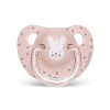Пустышка анатомическая Suavinex Hygge Уютные истории 18+ мес розовый зайчик (306582)