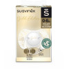 Пустушка фізіологічна силіконова Suavinex Gold Edition 0-6 міс, біла (307857)