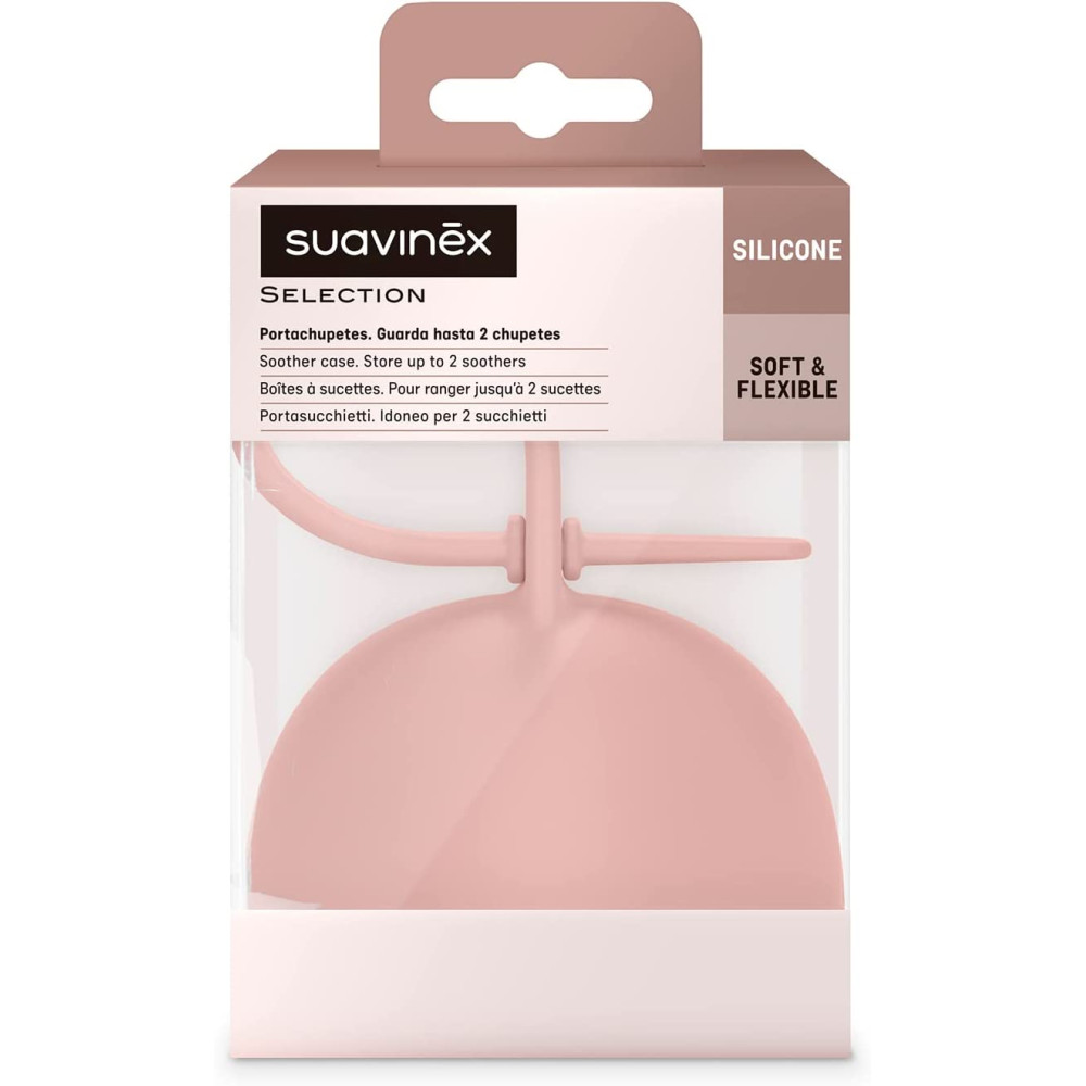 Силіконовий футляр для пустушки Suavinex Colour Essence nude (401538)