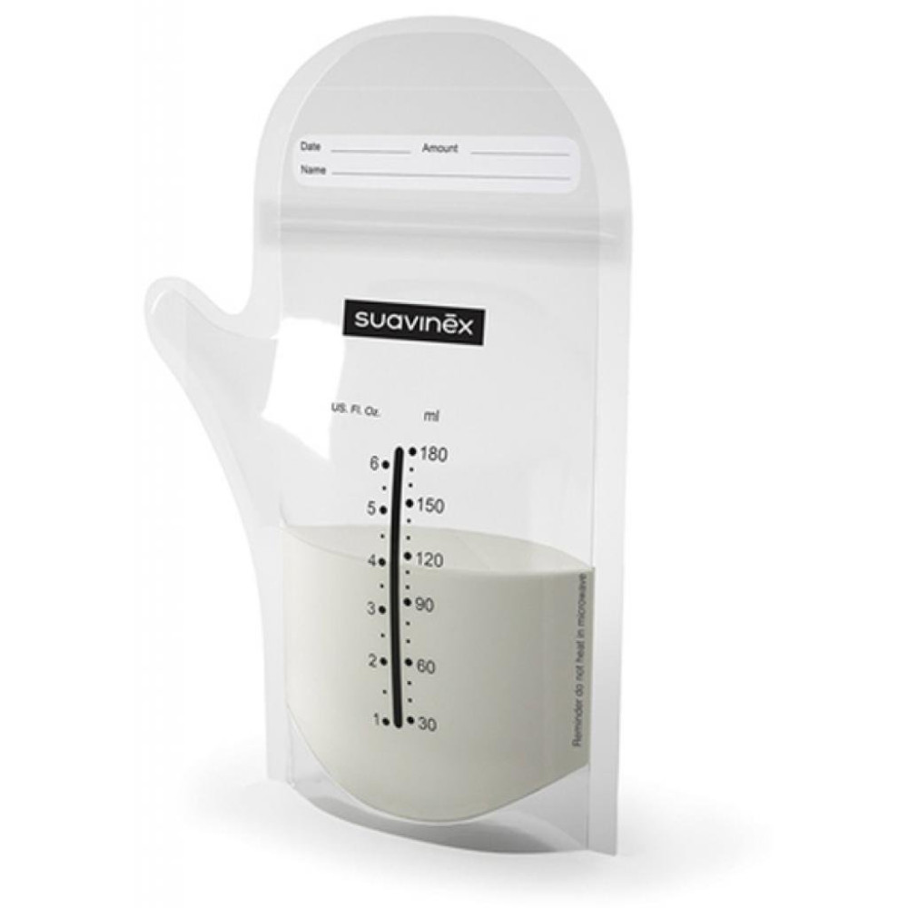 Мешочек для хранения молока Suavinex 180мл 25шт (400639) 
