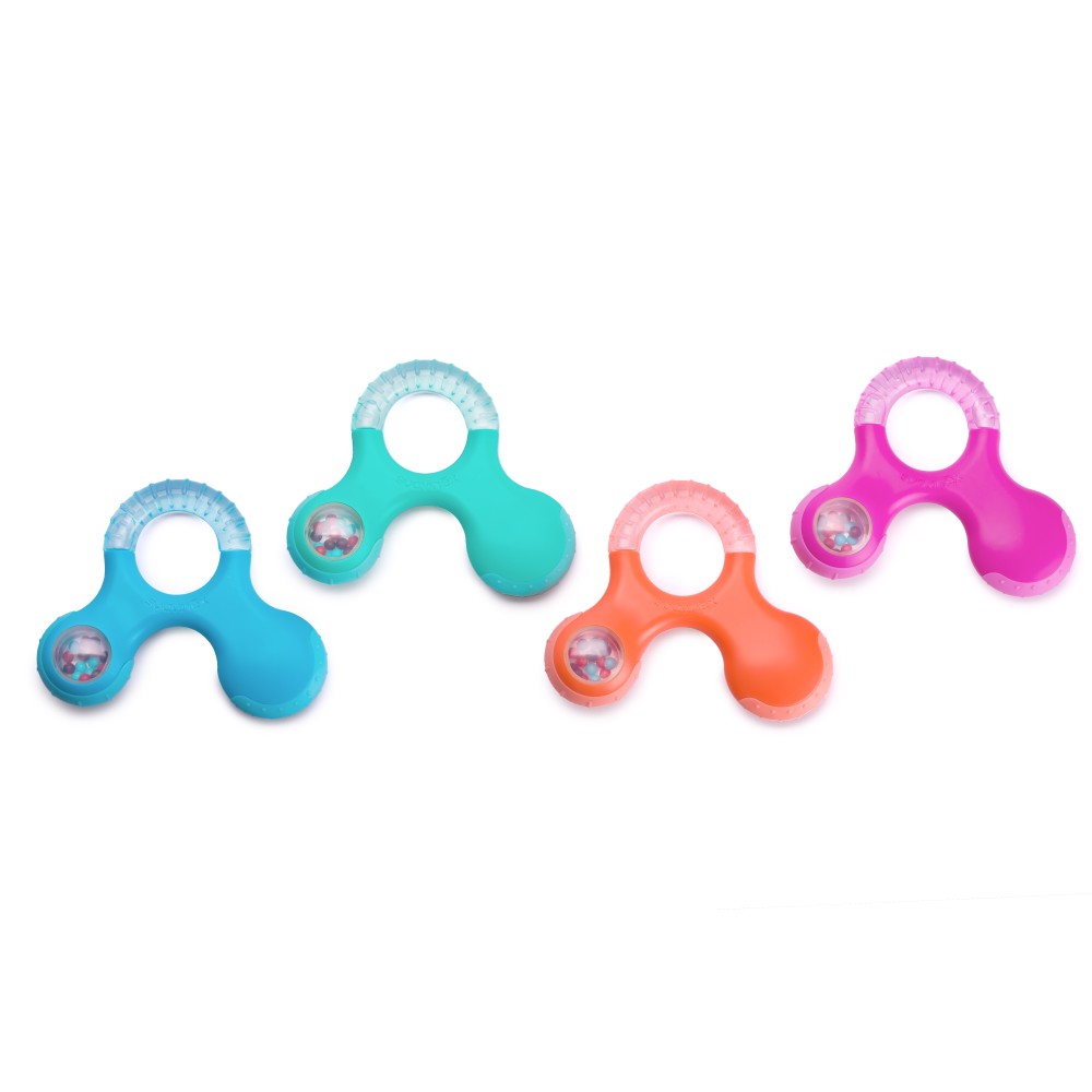 Прорезыватель Suavinex с погремушкой голубой (400269/1)