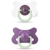 Пустышка физиологическая Suavinex Котенок +18 мес. ночная, 2 шт. фиолетовый (307013)  