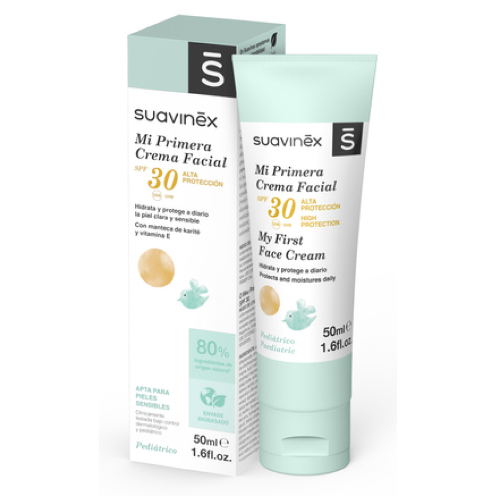 Дитячий крем Suavinex для обличчя SPF 30, 50 мл (307079)