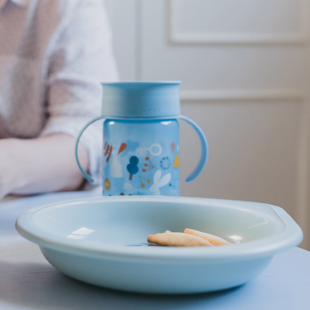 Набір посуду для годування Suavinex Into The Forest Лісові історії блакитний (306793)