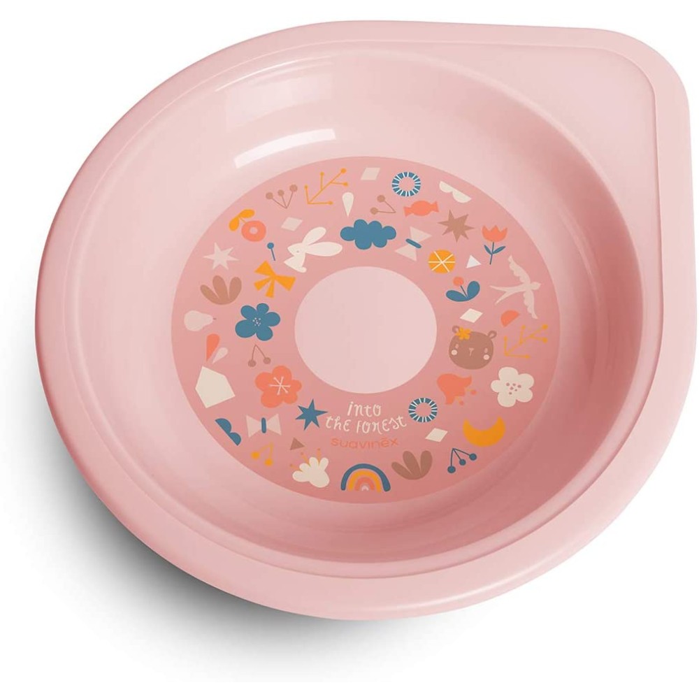 Набір посуду для годування Suavinex Into The Forest Лісові історії рожевий (306792)