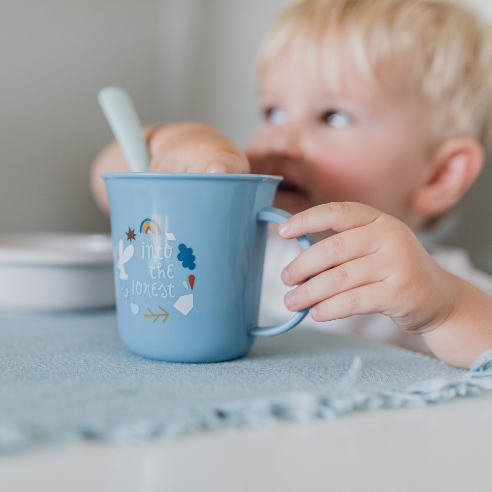 Набір посуду для годування Suavinex Into The Forest Лісові історії блакитний (306793)